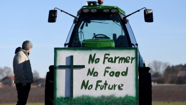 no farmer, no food, no land